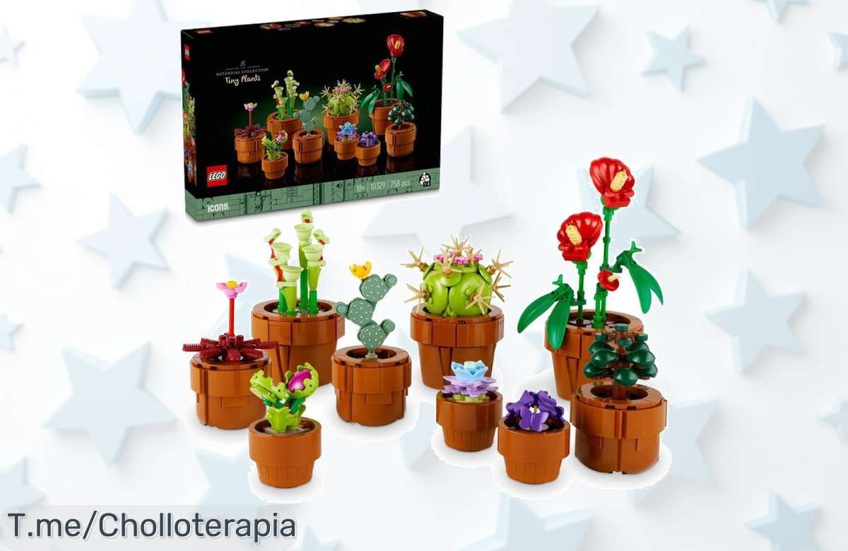 Descubre el increíble set LEGO Icons Plantas Diminutas a un precio loco, ¡transforma tu hogar con creatividad! Solo por tiempo limitado, aprovecha este ofertón y actúa ya.