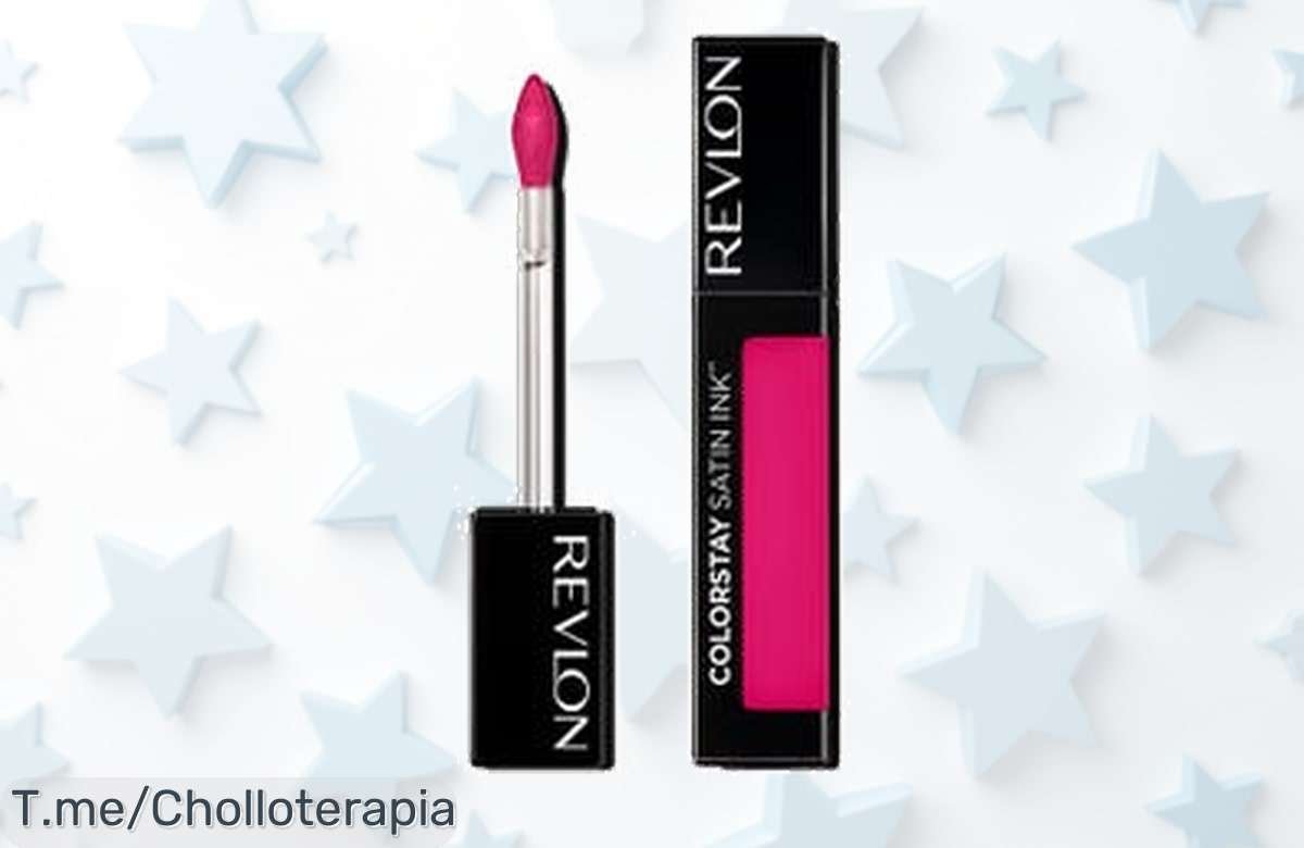 Descubre el labial Colorstay Satin Ink de Revlon: ¡un super chollo que te ofrece color espectacular y larga duración! No pierdas este ofertón limitado, compra ahora y deslumbra.