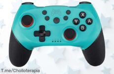 Descubre el mando inalámbrico Bluetooth para Nintendo Switch: ¡siente la acción con doble motor y giroscopio! Aprovecha este ofertón limitado, actúa ya antes de que se agote