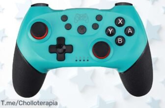 Descubre el mando inalámbrico Bluetooth para Nintendo Switch: ¡siente la acción con doble motor y giroscopio! Aprovecha este ofertón limitado, actúa ya antes de que se agote