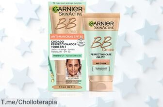 Descubre el milagro de Garnier BB Cream: luminosidad instantánea y protección total SPF 50 a un precio loco ¡Transforma tu piel hoy con este ofertón, stock limitado!