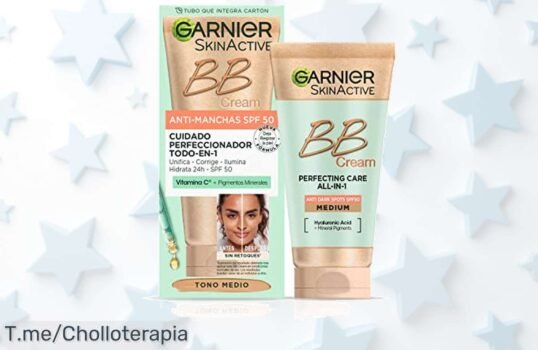 Descubre el milagro de Garnier BB Cream: luminosidad instantánea y protección total SPF 50 a un precio loco ¡Transforma tu piel hoy con este ofertón, stock limitado!