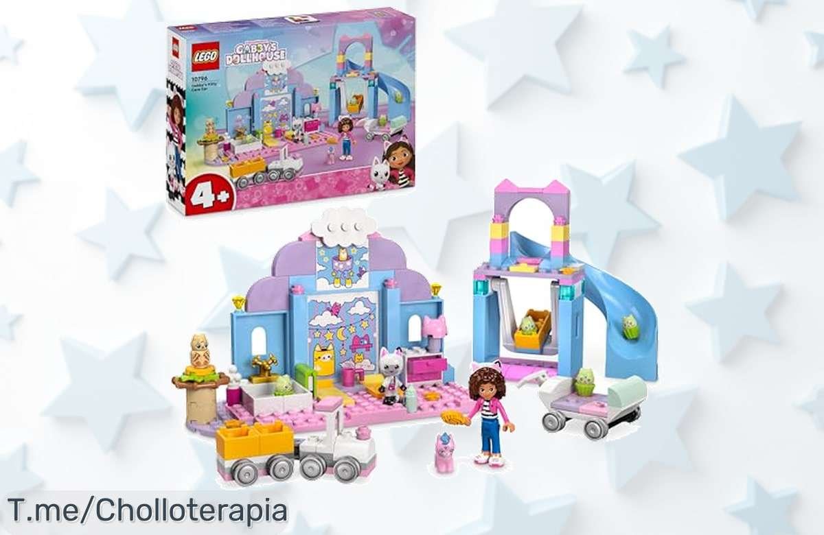 Descubre el ofertón LEGO La Casa de Muñecas de Gabby: Diversión infinita con gatitos y un cochecito. ¡Compra ya y no te quedes sin este precio loco, la aventura espera!