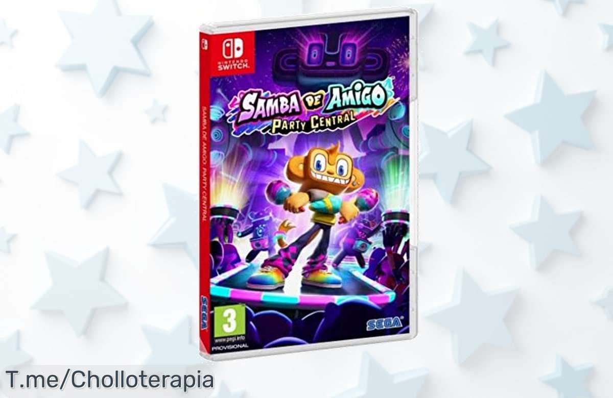 Descubre el ofertón de Samba de Amigo Party Central: 40 temazos, diversión con amigos y personalización única. ¡No te quedes sin bailar, aprovecha este chollo ahora!