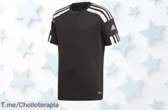 Descubre el ofertón del Adidas Squadra 21 Jersey, con tecnología AEROREADY para que tu peque esté fresco y cómodo No dejes pasar este chollo único, ¡compra ya antes de que se agote!