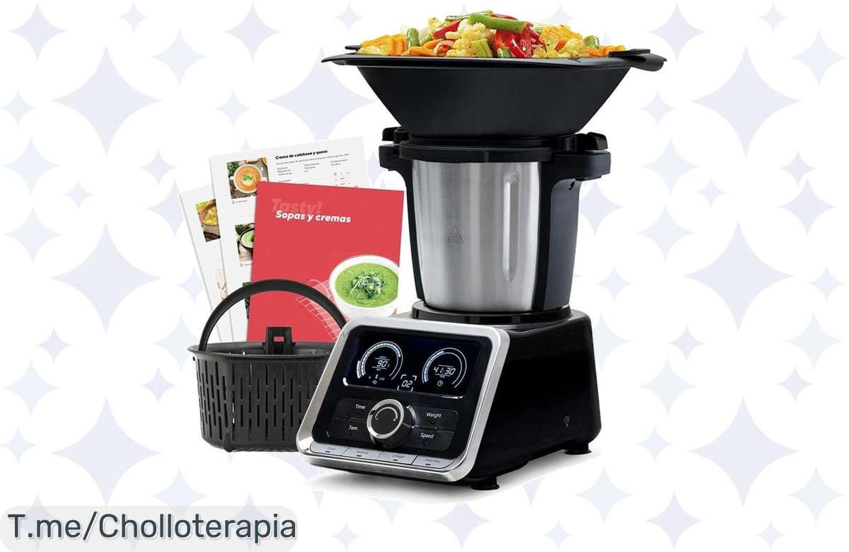 Descubre el ofertón del Mellerware Robot de Cocina Tasty: cocina fácil y delicioso con 200 recetas ¡Aprovecha este super chollo antes que se agote!