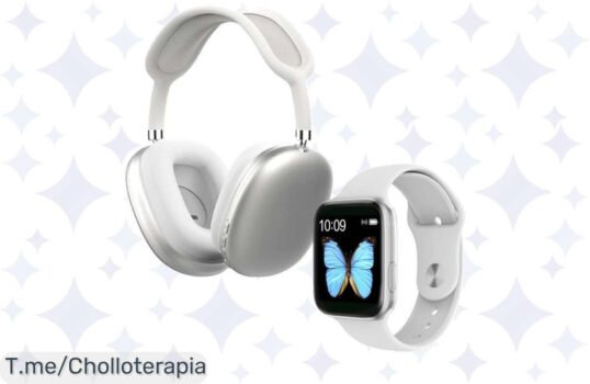 Descubre el ofertón único del pack Smartwatch y auriculares Klack Bluetooth: tecnología alucinante, estilo impresionante ¡y música a todo volumen! Compra ya antes de que se acabe