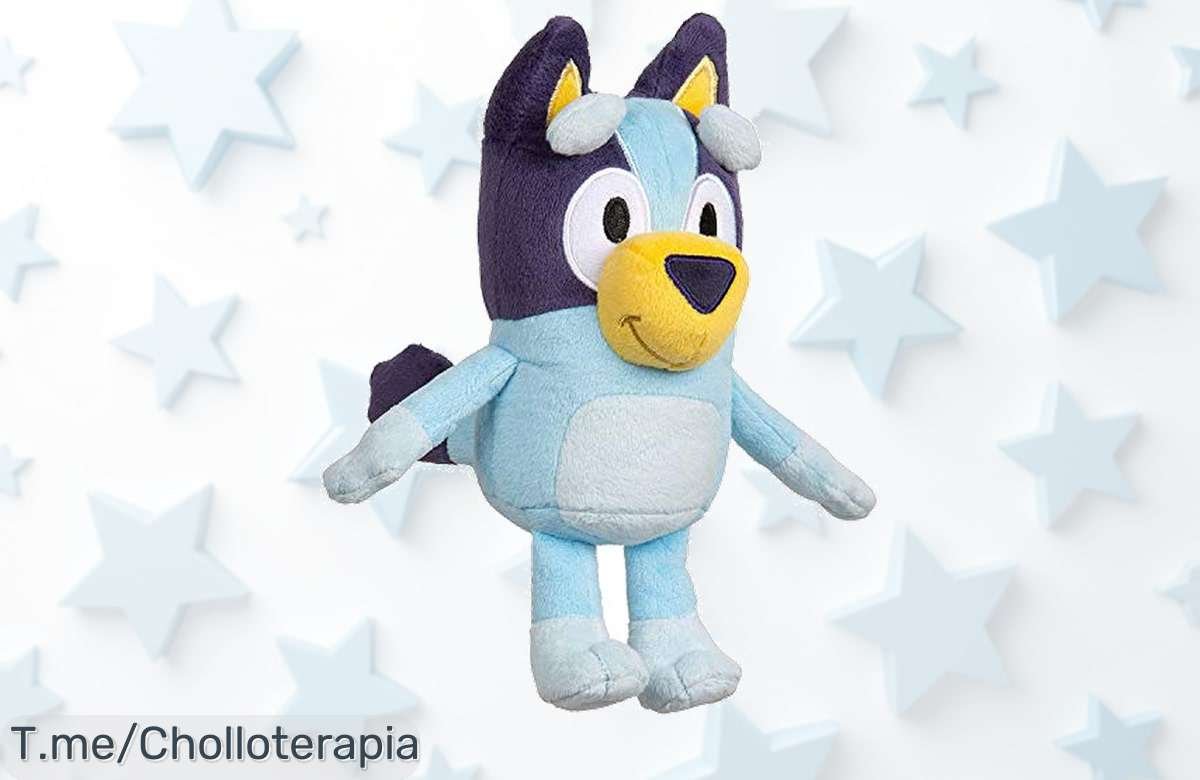 Descubre el peluche de Bluey que todos desean, un super chollo para abrazar y llevar a todas partes. ¡No te quedes sin este ofertón limitado!