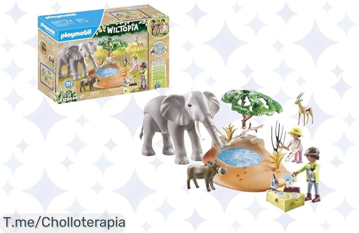 Descubre el playmobil wiltopia elefante, un super chollo con luz y sonido que hará volar tu imaginación. No dejes pasar esta oferta única, compra ya antes que se acabe.