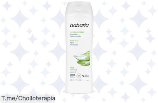 Descubre el poder de Babaria: Hidratación intensa y absorción instantánea para una piel radiante ¡Aprovecha este ofertón exclusivo antes de que se agote!