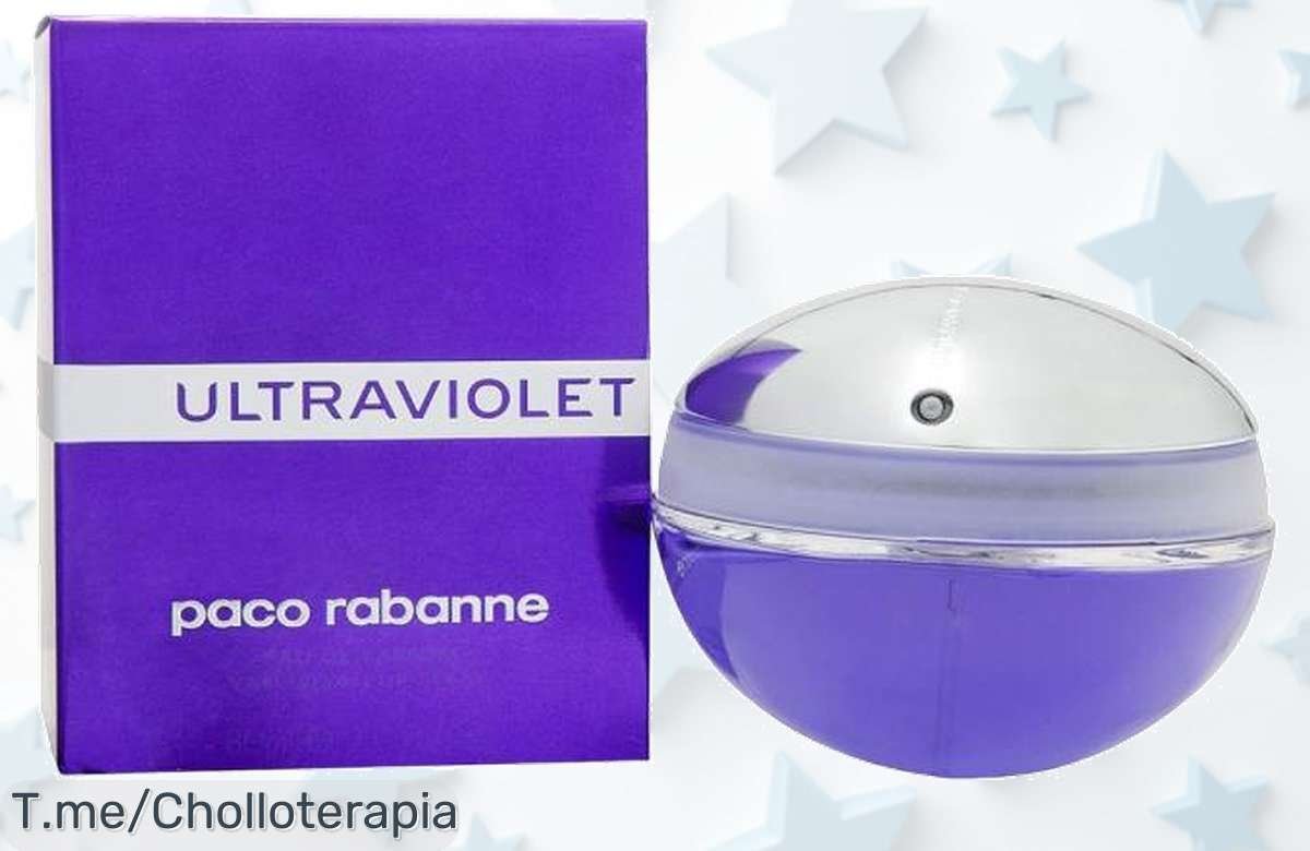 Descubre el poder seductor de Paco Rabanne Ultraviolet en un precio loco, un aroma que te hará brillar. ¡No pierdas este super chollo y cómpralo ya antes de que se agote!