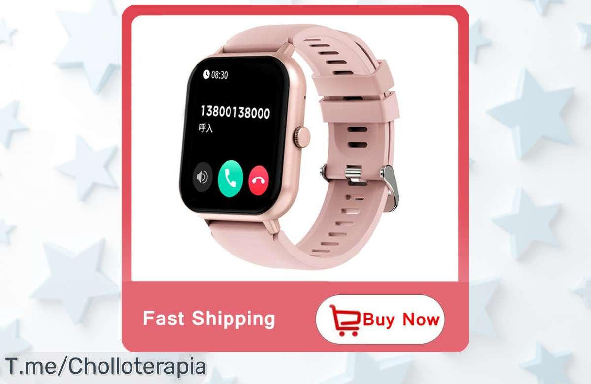 Descubre el reloj inteligente para mujer que te conecta y cuida tu sueño con un super chollo nunca visto, aprovecha esta oferta limitada y llévatelo hoy mismo.