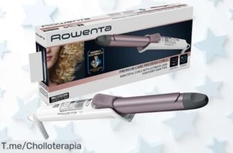 Descubre el rizador Rowenta Precious Curl CF3460: ¡calienta en 45 segundos, crea ondas perfectas y deslumbra con un precio loco! Oferta limitada que no puedes dejar pasar