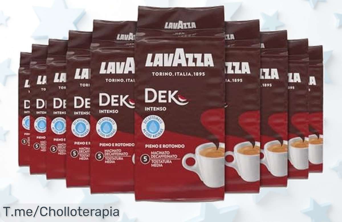 Descubre el sabor auténtico de Lavazza Dek Intenso, un ofertón con aroma a madera y tabaco que hará tus momentos únicos. ¡Aprovecha este súper chollo antes de que se agote!