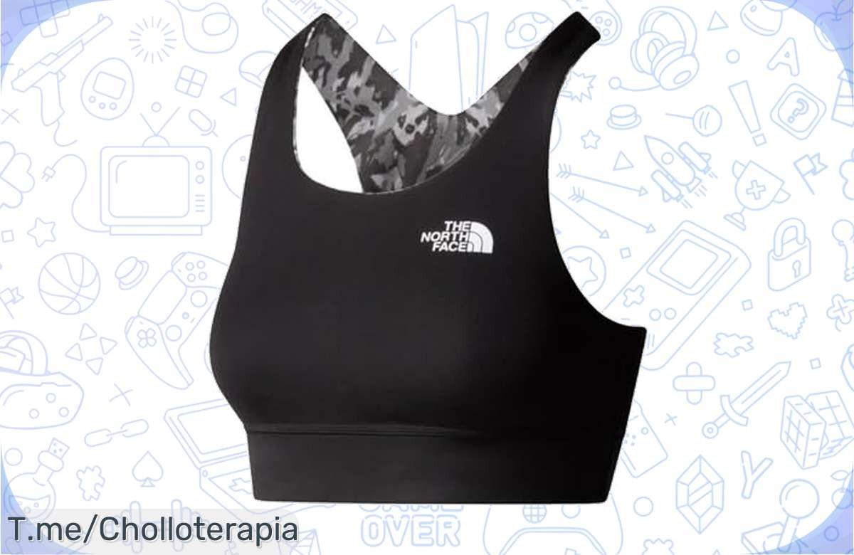 Descubre el sujetador deportivo reversible de The North Face a un precio loco: dos looks en uno para sentirte increíble mientras haces ejercicio. ¡Hazlo tuyo ya, oferta limitada!