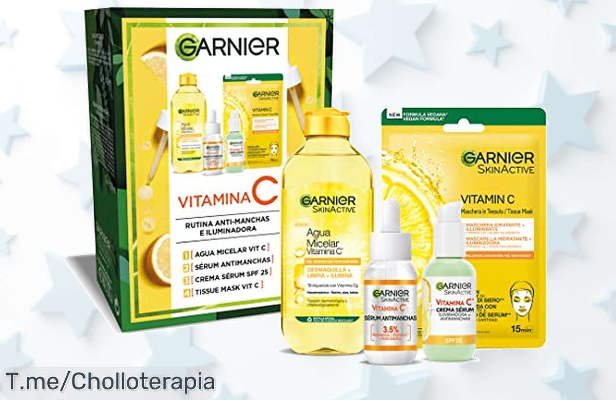 Descubre el super chollo Garnier Set Anti Manchas: ¡hidrata, ilumina y despídete de las manchas en solo 15 minutos! Oferta única limitada, actúa ya antes de que se agote.