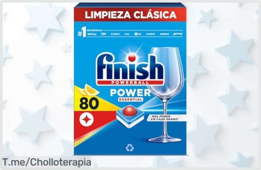 Descubre el super chollo de Finish Powerball: 80 pastillas de limón para una limpieza rápida sin esfuerzo ¡No te quedes sin tu ofertón, compra ahora y transforma tus días!