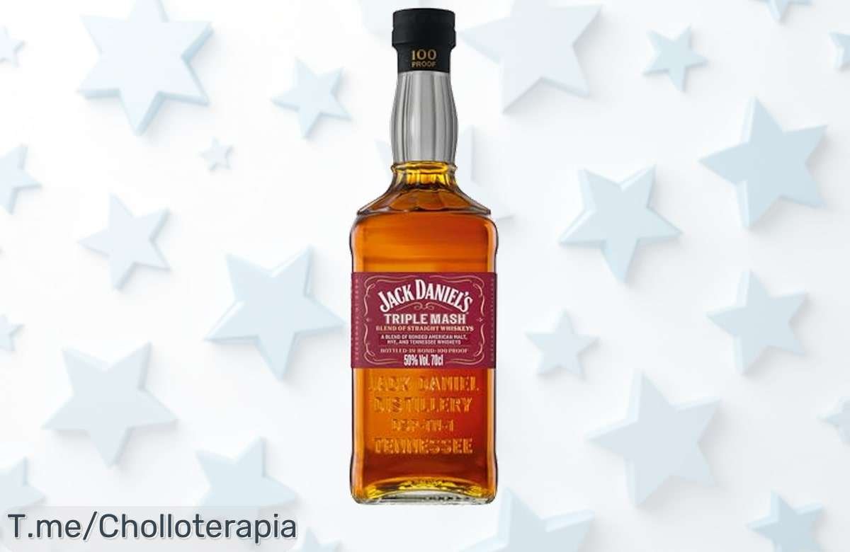 Descubre el super chollo de Jack Daniel’s Triple Mash: dulzura de miel para cócteles irresistibles. ¡No te quedes sin tu botella, la oferta es limitada!