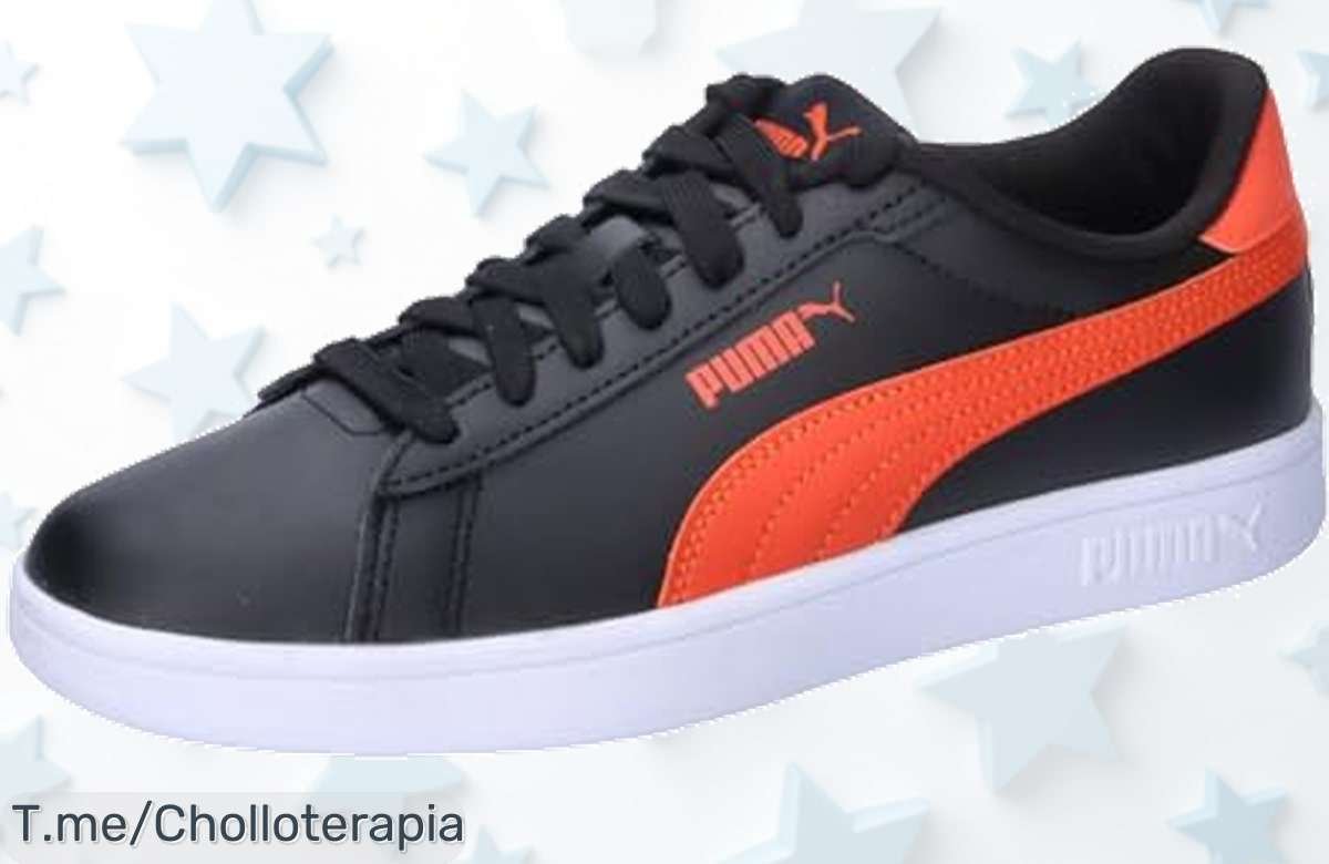 Descubre el super chollo de PUMA con las zapatillas Smash 3.0 L Jr, comodidad extrema para tus pequeños aventureros a un precio nunca visto, ¡compra ya antes que se agoten!