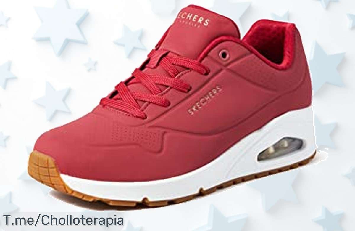 Descubre el super chollo de Zapatillas Skechers Uno en rojo y blanco, siente su increíble confort y seguridad: ¡aprovecha este ofertón antes que desaparezcan!