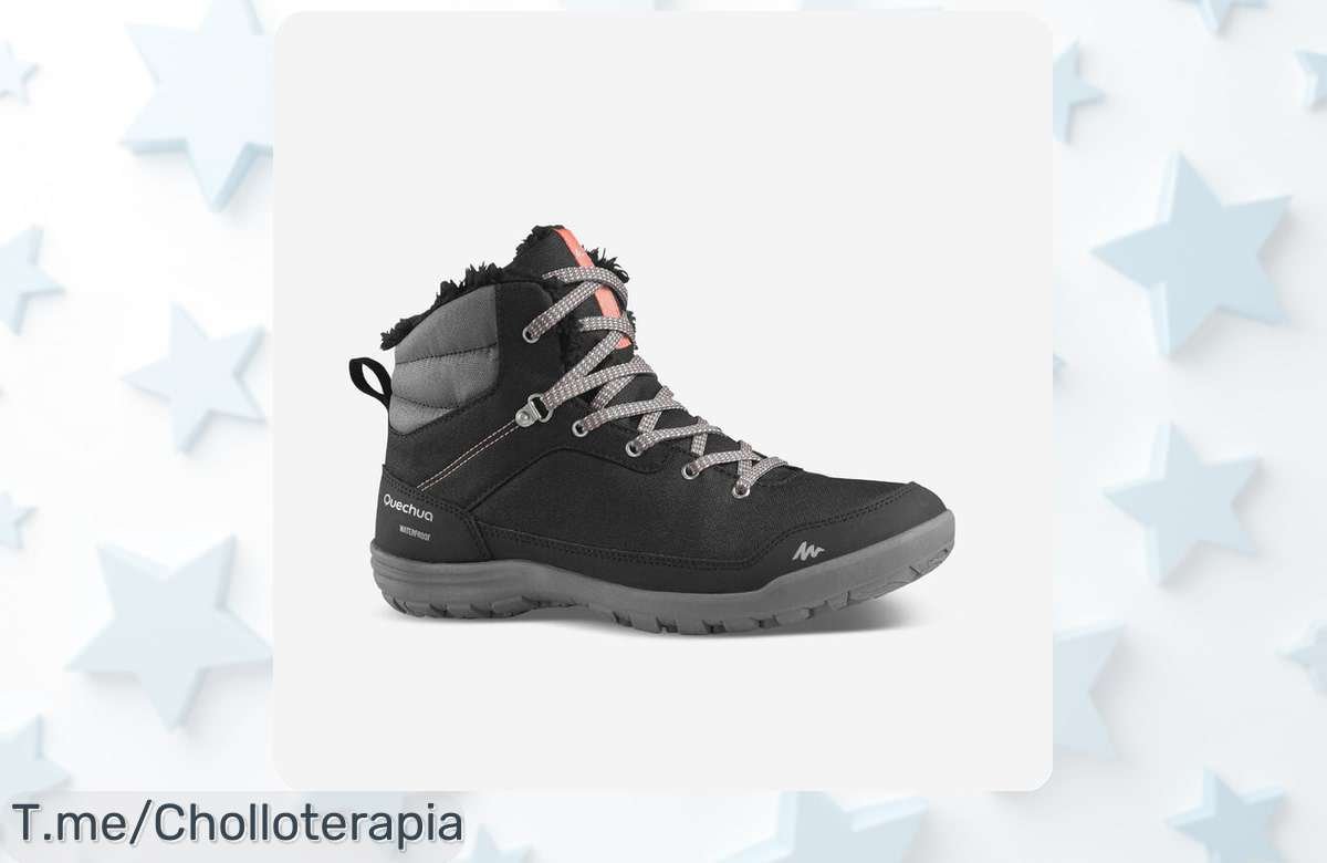 Descubre el super chollo de botas impermeables Quechua SH100 para tus aventuras invernales, cómodas y secas. ¡Aprovecha esta oferta limitada y compra ya!