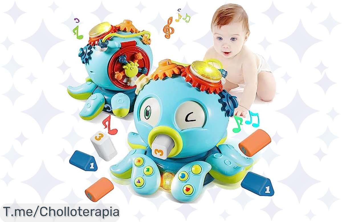 Descubre el súper chollo de juguetes sensoriales y musicales a un precio loco, ¡sorprende a tu bebé con diversión ilimitada! Oferta limitada, actúa ya y sé el héroe del juego.