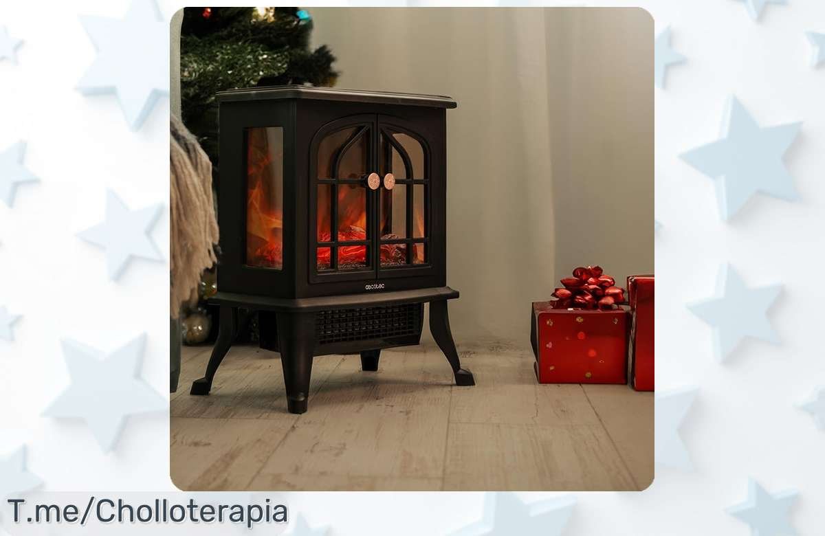 Descubre el super chollo de la chimenea eléctrica Cecotec ReadyWarm 2000 Flames y transforma tu hogar en un refugio cálido; oferta limitada, ¡compra ya antes que se agote!
