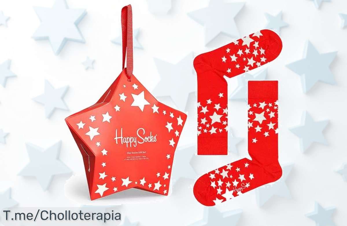Descubre el super chollo de los Happy Socks Stars y deslumbra con estilo. Comodidad única que hará sonreír a cada paso. ¡Compra ahora antes de que se agoten!