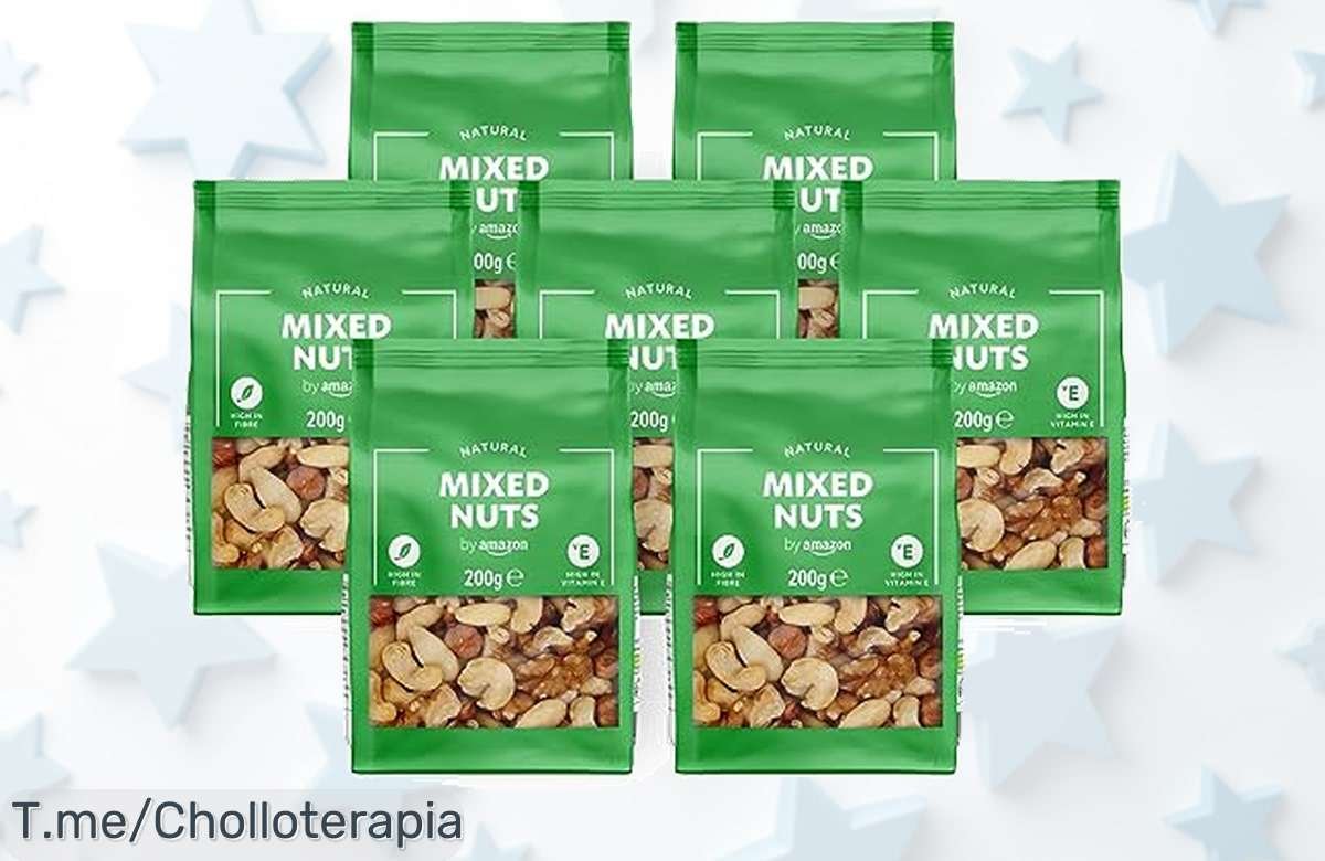 Descubre el super chollo de mix de frutos secos sin sal: 1400g de pura energía y sabor que no puedes dejar pasar. ¡Compra ya antes de que se agote esta oferta brutal!