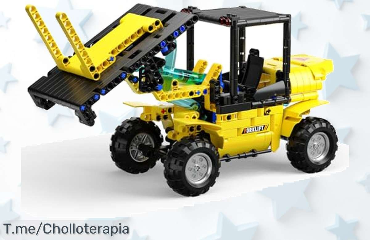 Descubre el super chollo de tu carretilla elevadora: 595 piezas para aprender y divertirte sin límites. ¡Aprovecha este ofertón único antes que se acabe!
