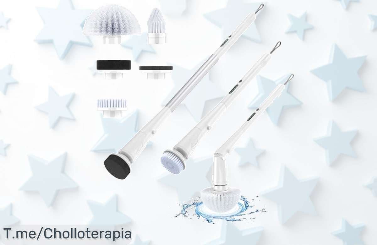 Descubre el super chollo del Ankway Cepillo Eléctrico, limpia en un abrir y cerrar de ojos con 5 cabezales ¡Aprovecha este ofertón antes que desaparezca!