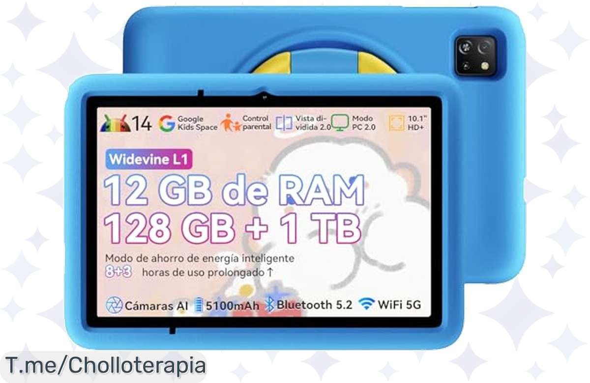 Descubre el super chollo del Blackview TabA6Kids: tablet de 10 pulgadas, rápida y segura para los peques. ¡Descuento brutal! Compra ya antes de que se agote esta oferta única.