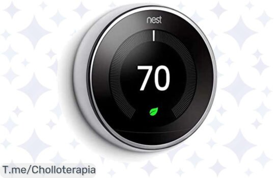 Descubre el super chollo del Google Nest Learning Thermostat y ahorra energía sin esfuerzo, controla la temperatura desde tu teléfono ¡No dejes pasar este ofertón limitado!