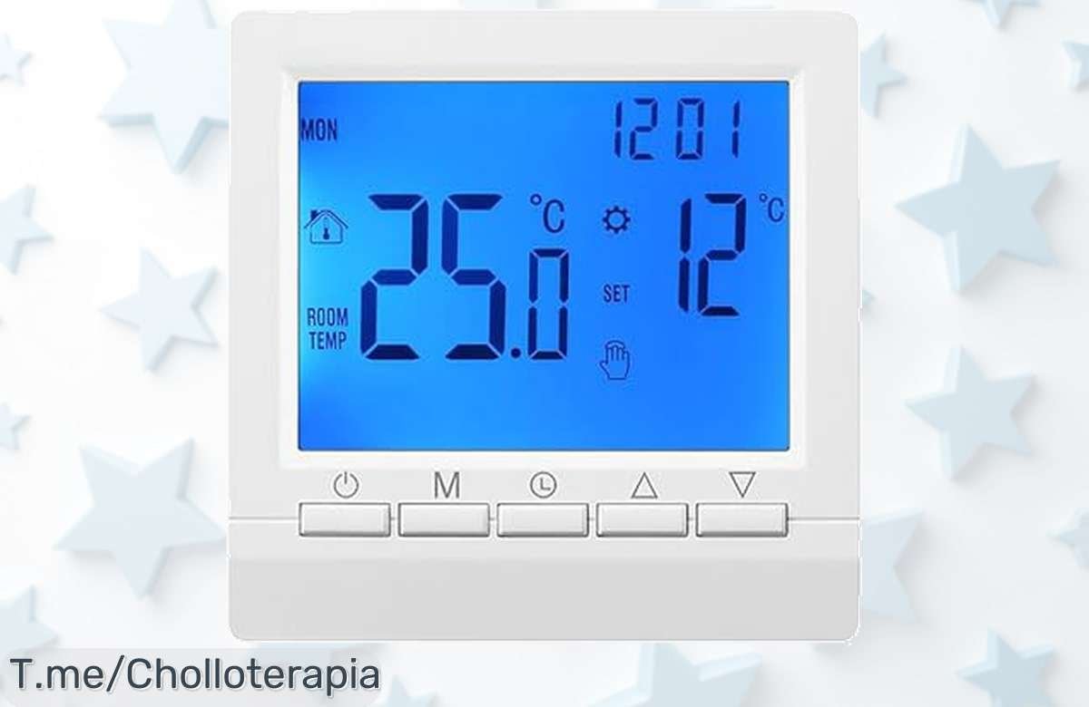 Descubre el super chollo del Irishom Termostato Inteligente y ahorra energía controlando tu hogar fácilmente, ¡no dejes pasar este ofertón exclusivo y date prisa!