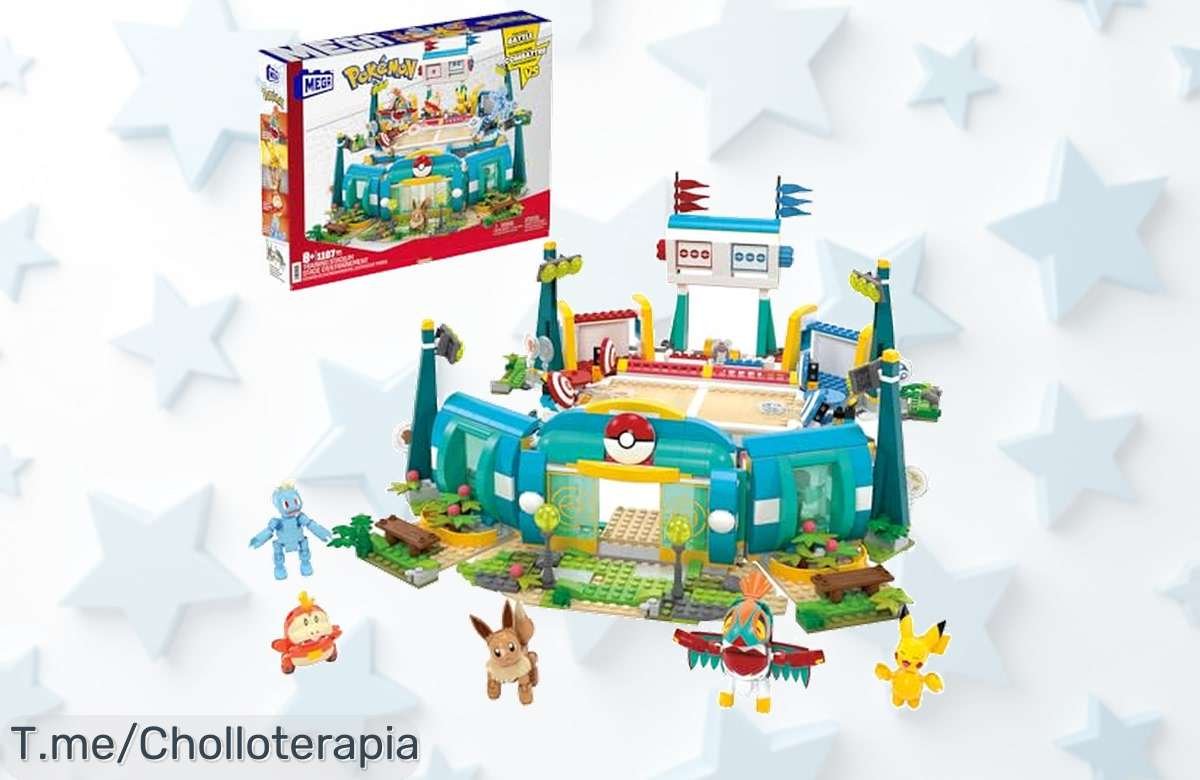 Descubre el súper chollo del MEGA Pokémon Estadio de Entrenamiento, despierta tu creatividad y habilidades mientras luchas, ¡aprovéchalo antes que se agote!