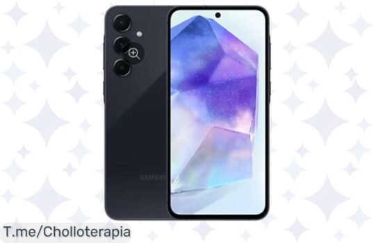 Descubre el super chollo del Samsung Galaxy A55 5G con pantalla FHD+ y cámaras de hasta 50 MP, ¡aprovecha este ofertón único antes de que se agote!