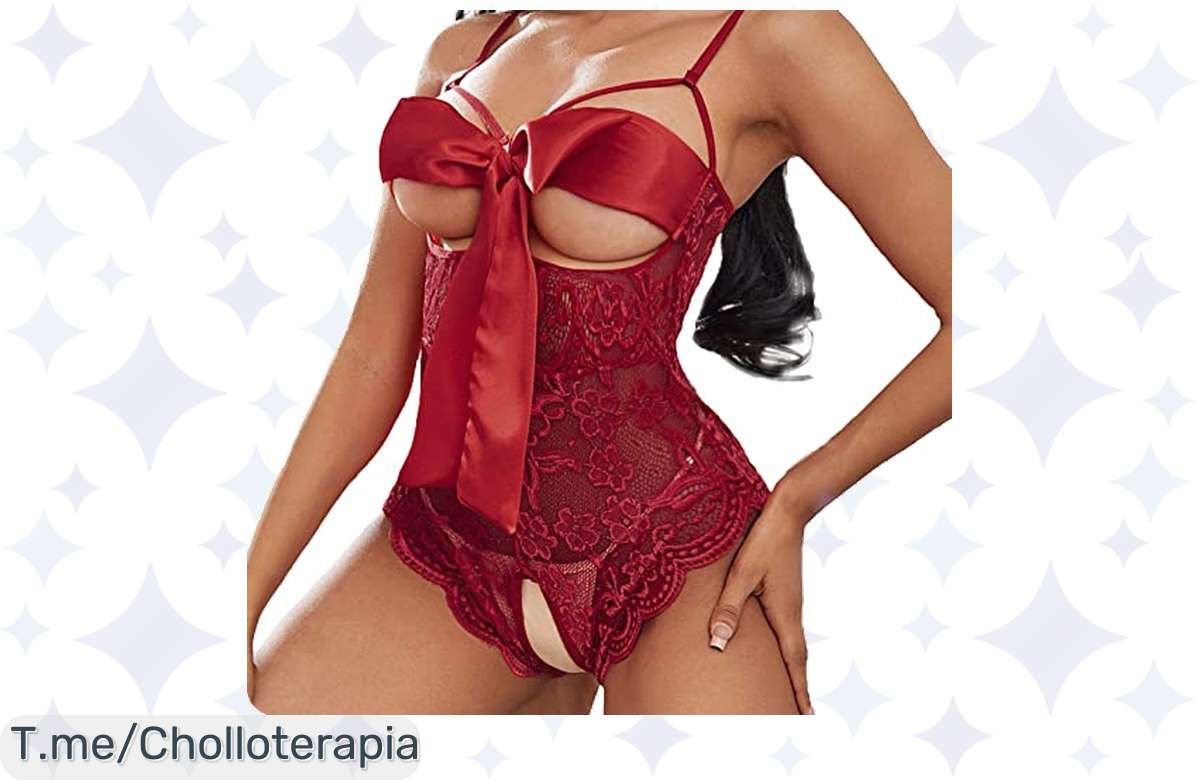 Descubre el super chollo del momentazo: Body de Encaje Sexy para Mujer a un precio loco. Brilla en la fiesta con tu figura perfecta, ¡compra ya antes que se agote!
