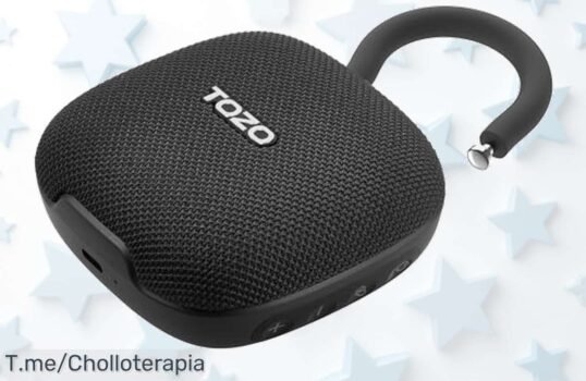 Descubre el super chollo en altavoces Bluetooth TOZO PE1, sonido increíble y diseño portátil para llevar la música a donde quieras ¡Aprovecha esta oferta única ya!