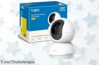 Descubre el super chollo en seguridad con TPLink TAPO C200, cámara IP WiFi FHD 1080p que protege lo que más amas ¡Aprovecha esta oferta única y actúa ya!