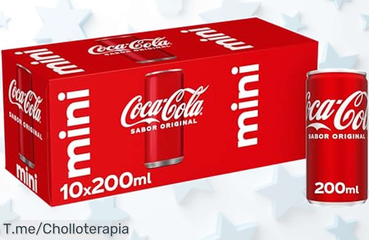 Descubre el super chollo refrescante: Pack de 10 minilatas de CocaCola Sabor Original, sabor único para disfrutar con amigos. ¡Apresúrate, oferta limitada que no puedes dejar pasar!