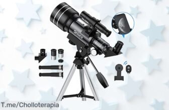 Descubre el telescopio HD 70 mm a precio loco: captura imágenes increíbles y vive aventuras celestiales ¡Ofertas limitadas, actúa ya y no te quedes sin el tuyo!