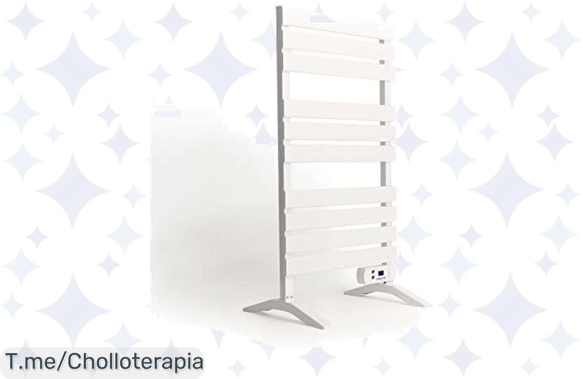 Descubre el toallero eléctrico 3 en 1 a precio loco, calienta tus toallas con confort instantáneo gracias a su temporizador y pantalla LCD. ¡Hazlo tuyo antes que se agote!