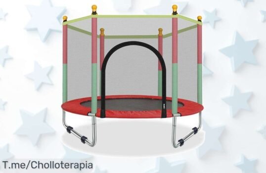 Descubre el trampolín ALLINLIFE para tus niños, un super chollo de Navidad que les hará saltar de alegría Compra ahora y transforma la diversión en casa antes que desaparezca