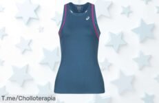 Descubre la ASICS GELCOOL Tank Mujer: Ligerísima y fresca, te hará brillar en cada entrenamiento Aprovecha este super chollo antes de que se agote ¡Compra ya!