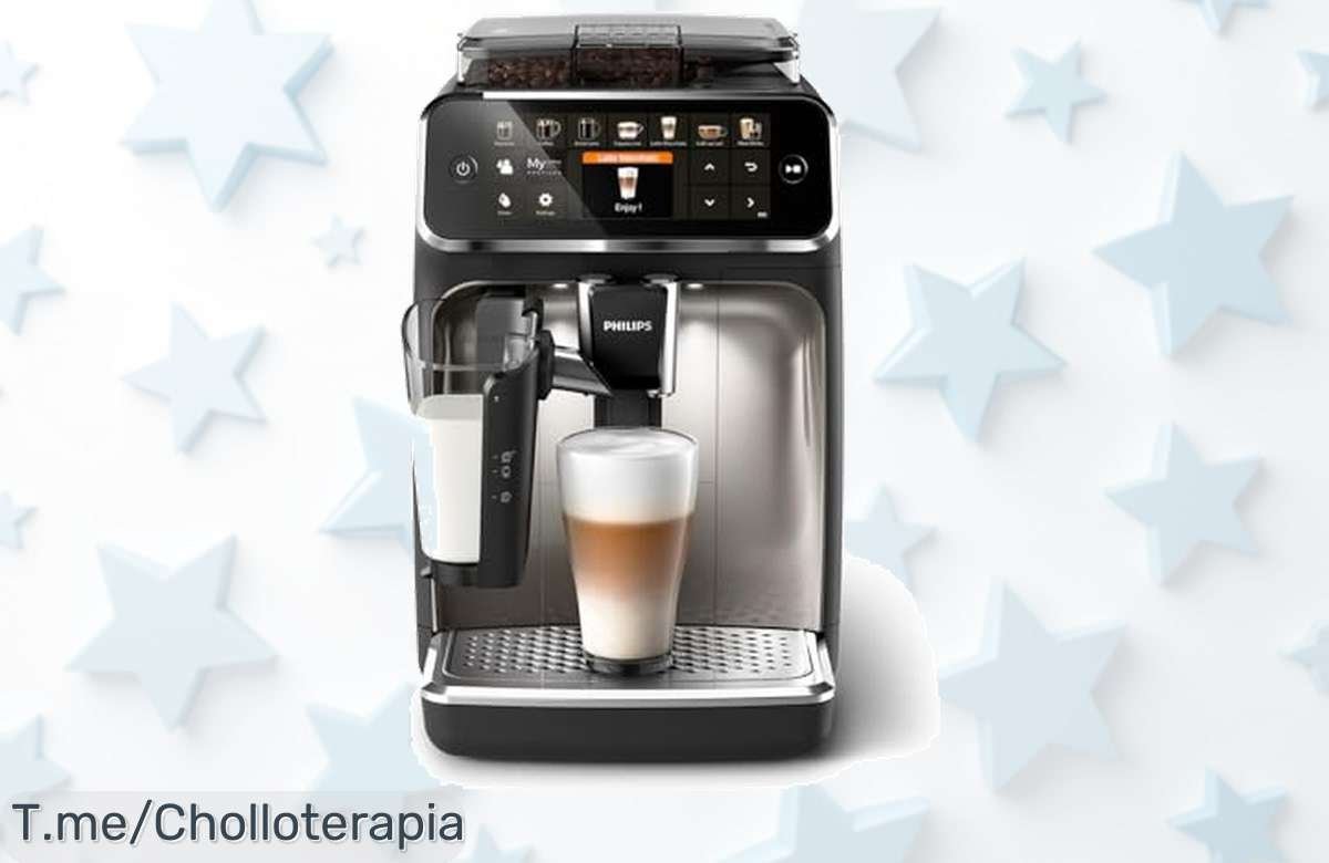 Descubre la Cafetera Philips Serie 5400: disfruta de café suave y delicioso en 12 variedades con un precio loco, ¡aprovecha esta oferta increíble antes que se agote!