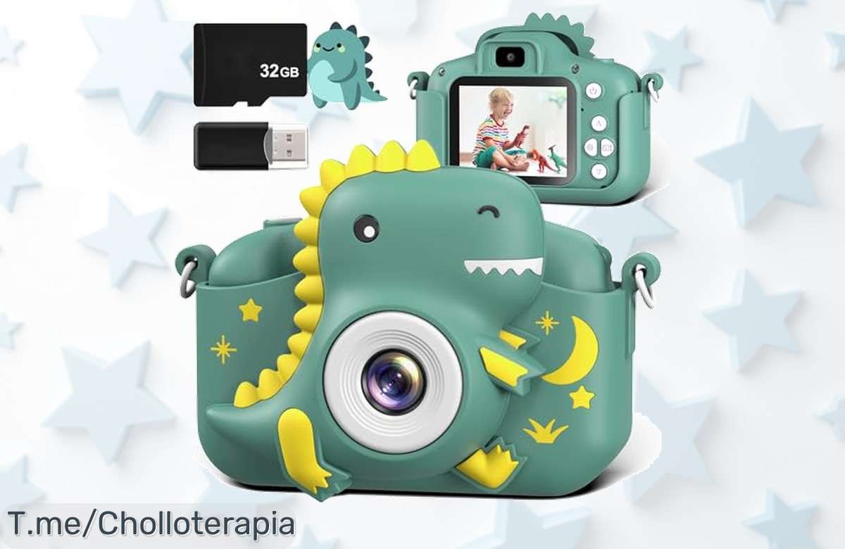 Descubre la Cámara Infantil GREENKINDER con 20MP y pantalla de 2.0” a un precio loco, ¡ofertón único para hacer sonreír a tu pequeño! ¡Compra ya antes que se agote!