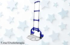 Descubre la Carretilla de Mano Plegable, ideal para escaleras y fácil de usar ¡Aprovecha este super chollo antes que se acabe y lleva la tuya hoy mismo!