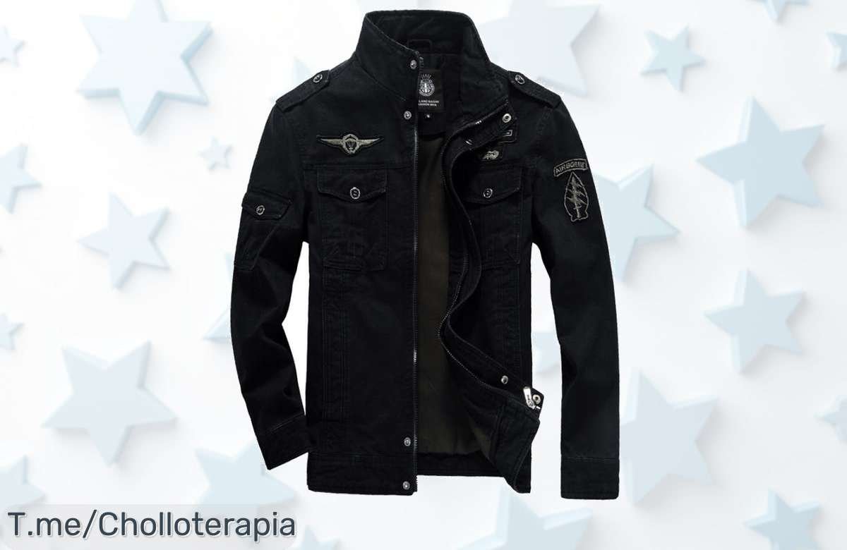 Descubre la Chaqueta Militar Bomber que marcará tendencia este 2023: comodidad y estilo inigualables a un precio loco. ¡Aprovecha esta oferta limitada y compra ya!