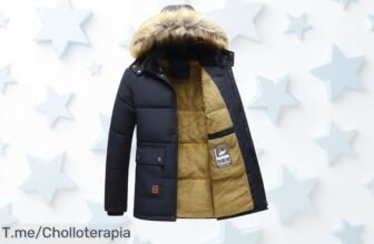 Descubre la Chaqueta de Lana A Prueba de Viento, el super chollo del invierno 2024 que te mantendrá cálido y a la moda ¡Compra ahora antes de que se agote esta ofertón!