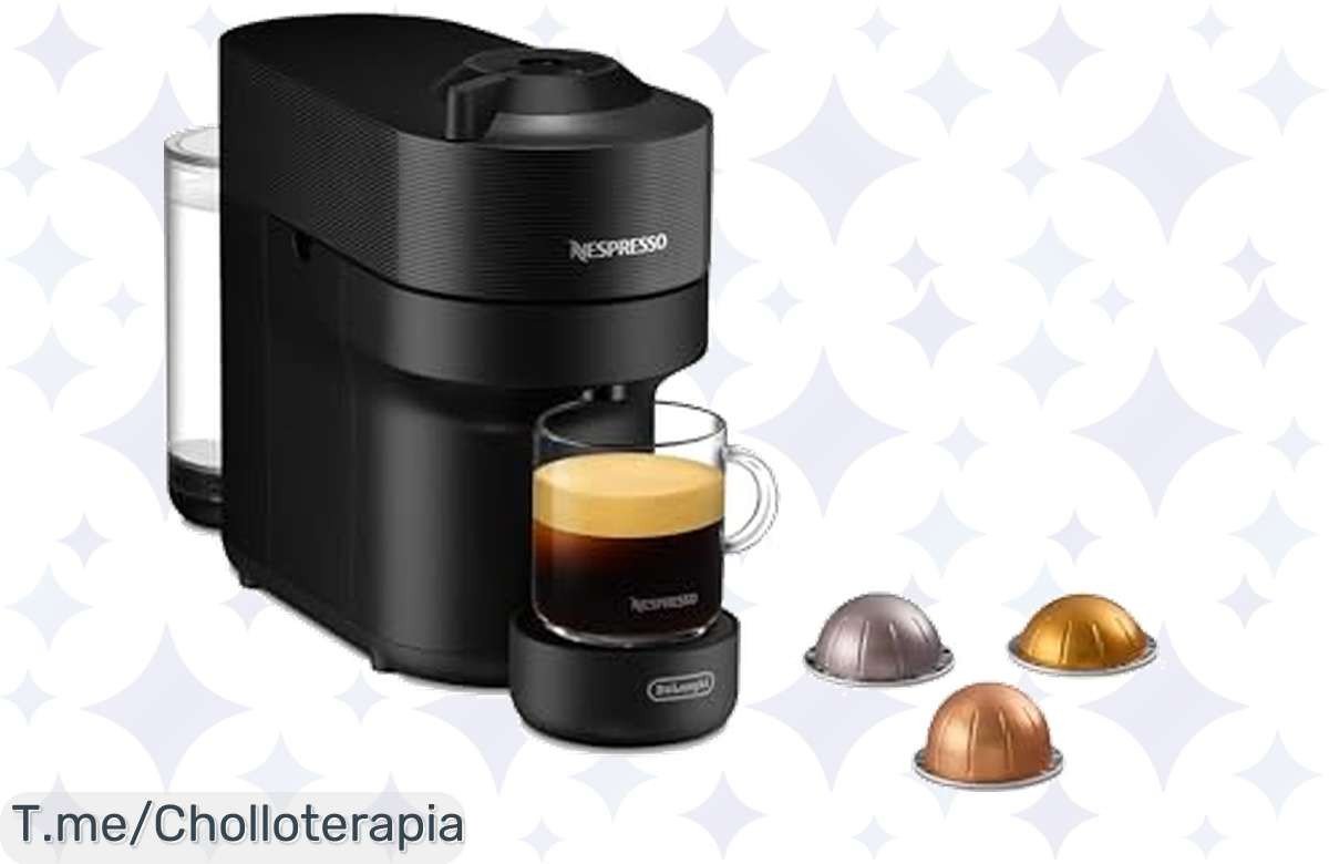 Descubre la De’Longhi Nespresso Vertuo Pop: café en segundos y cápsulas irresistibles a un precio loco. ¡No dejes pasar este ofertón, compra ya antes que se acabe!